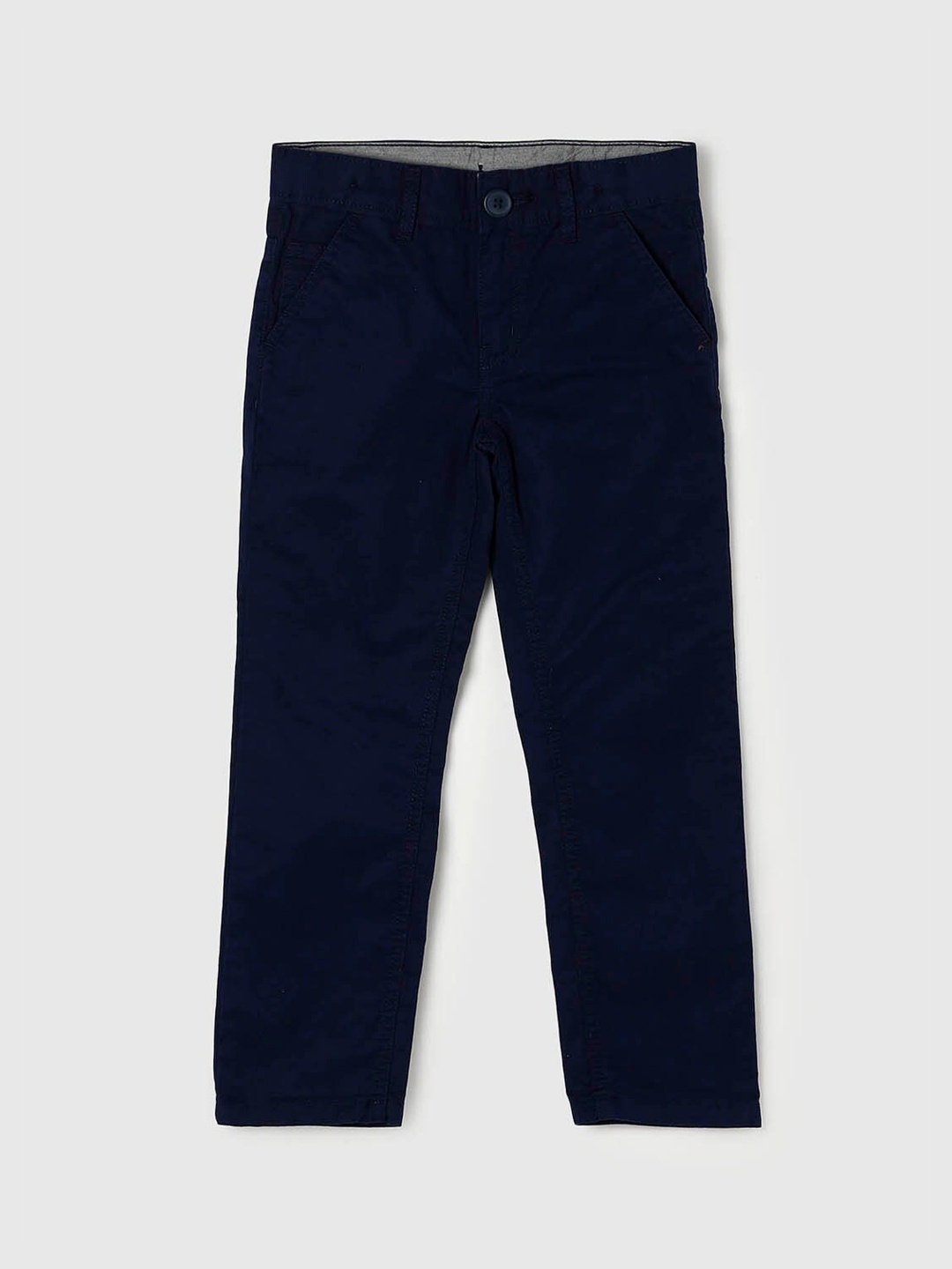 

max Boys Blue Chinos Cotton Trousers