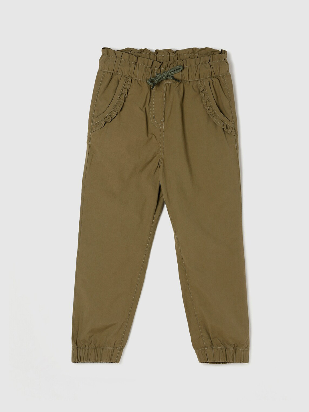 

max Girls Green Joggers Trousers