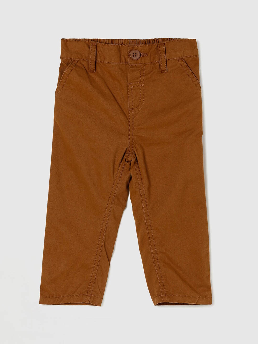 

max Boys Khaki Pure Cotton Trouser
