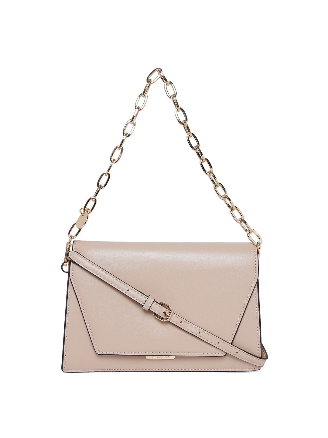 

ALDO Women Cream-Coloured Purse Clutch
