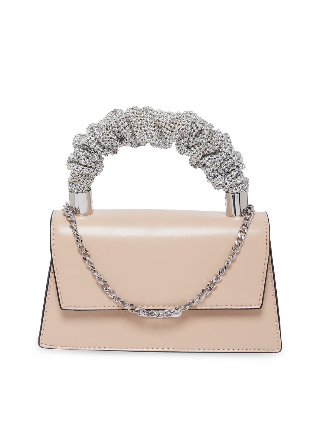 

ALDO Beige Structured Sling Bag