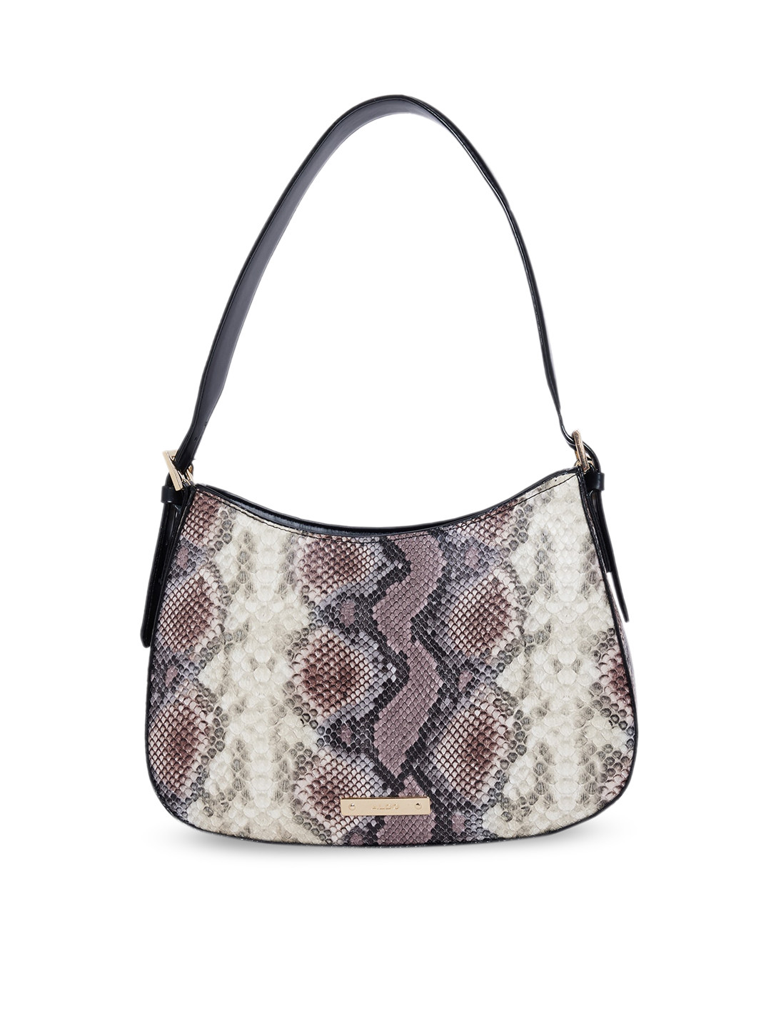 

ALDO Multicoloured Animal Printed PU Structured Handheld Bag, Multi