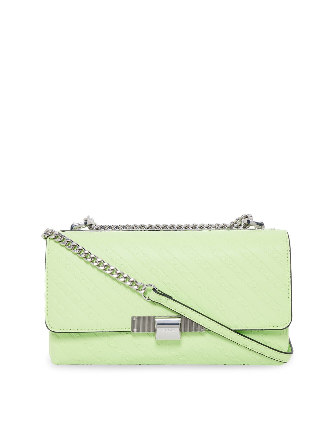 

ALDO Green Structured Sling Bag