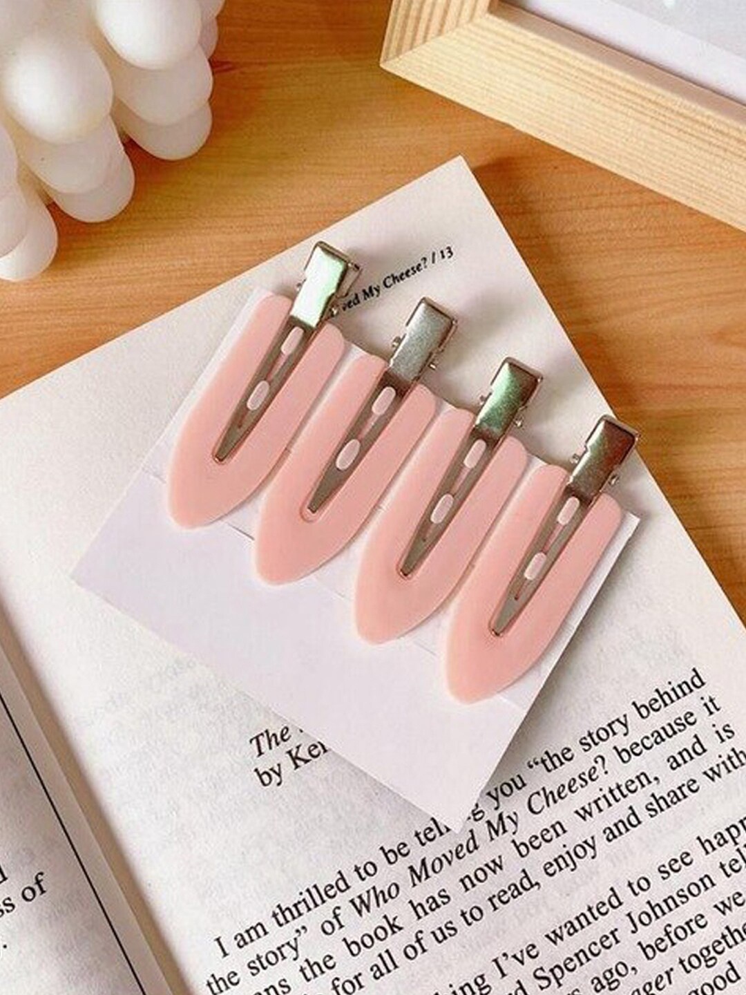 

Designs By Jewels Galaxy Women Pink Set of 4 Alligator Hair Clips