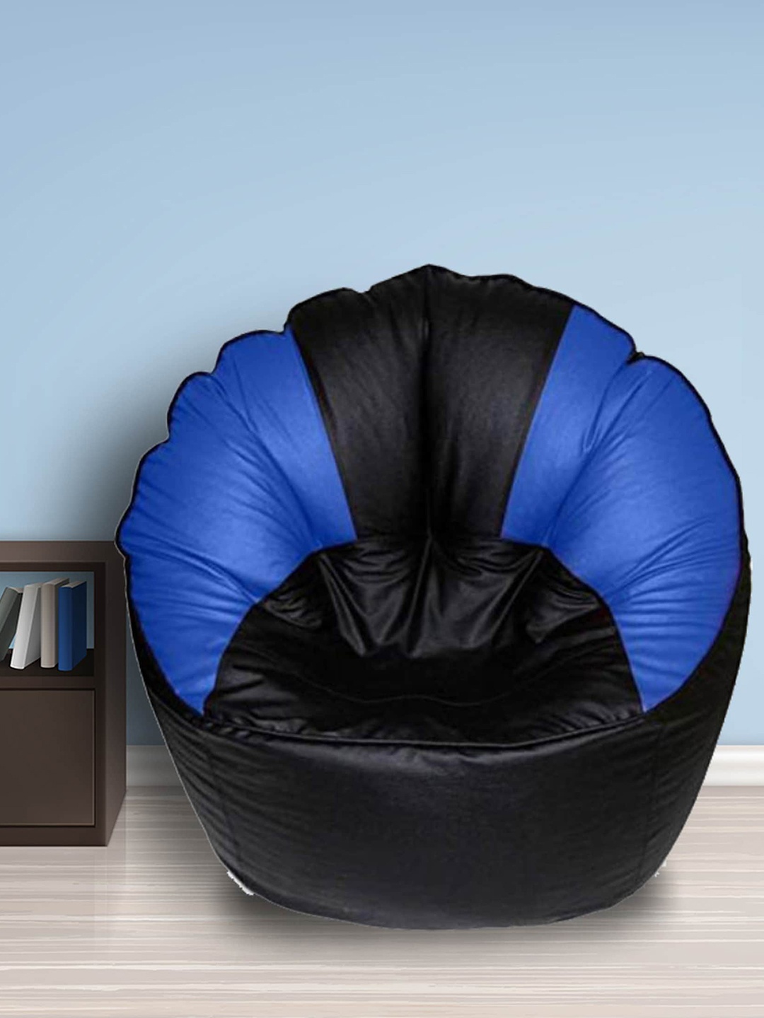 

SHIRA 24 Black & Blue Printed Bean Bag Cover