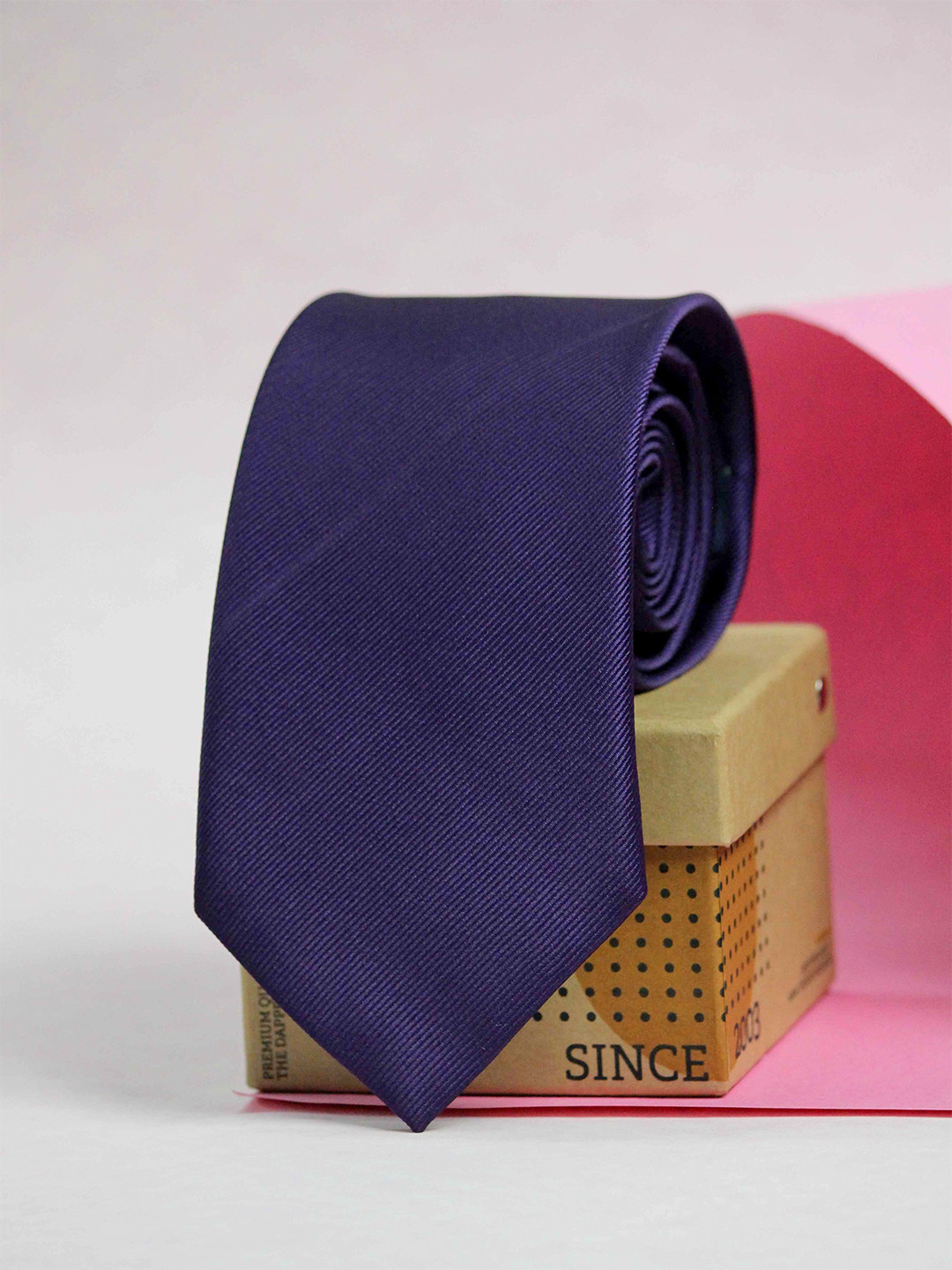 

Tossido Men Purple Broad Tie