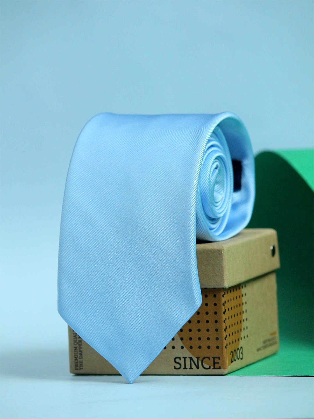 

Tossido Men Blue Solid Broad Tie