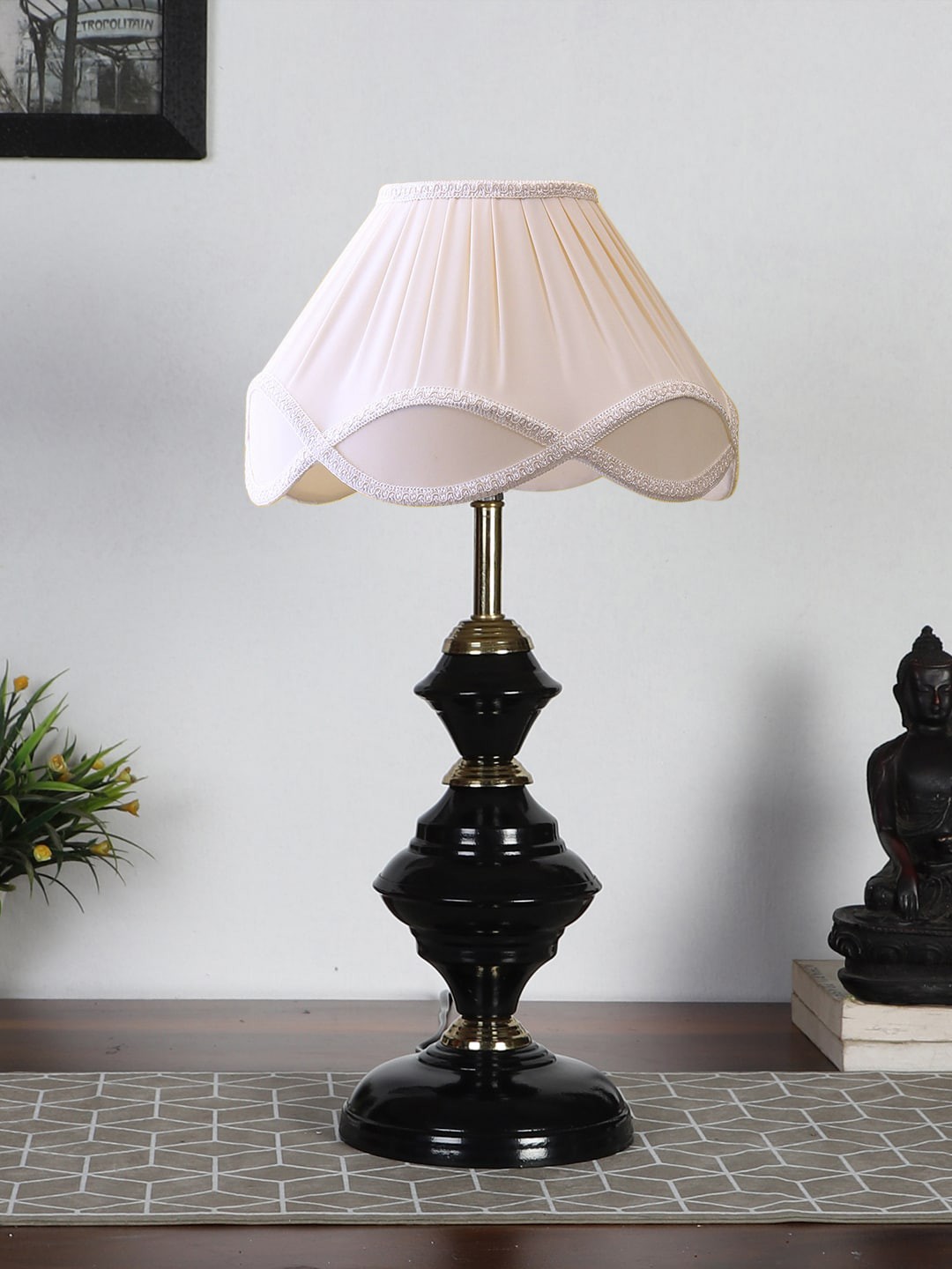 

Devansh Off White Solid Table Lamp