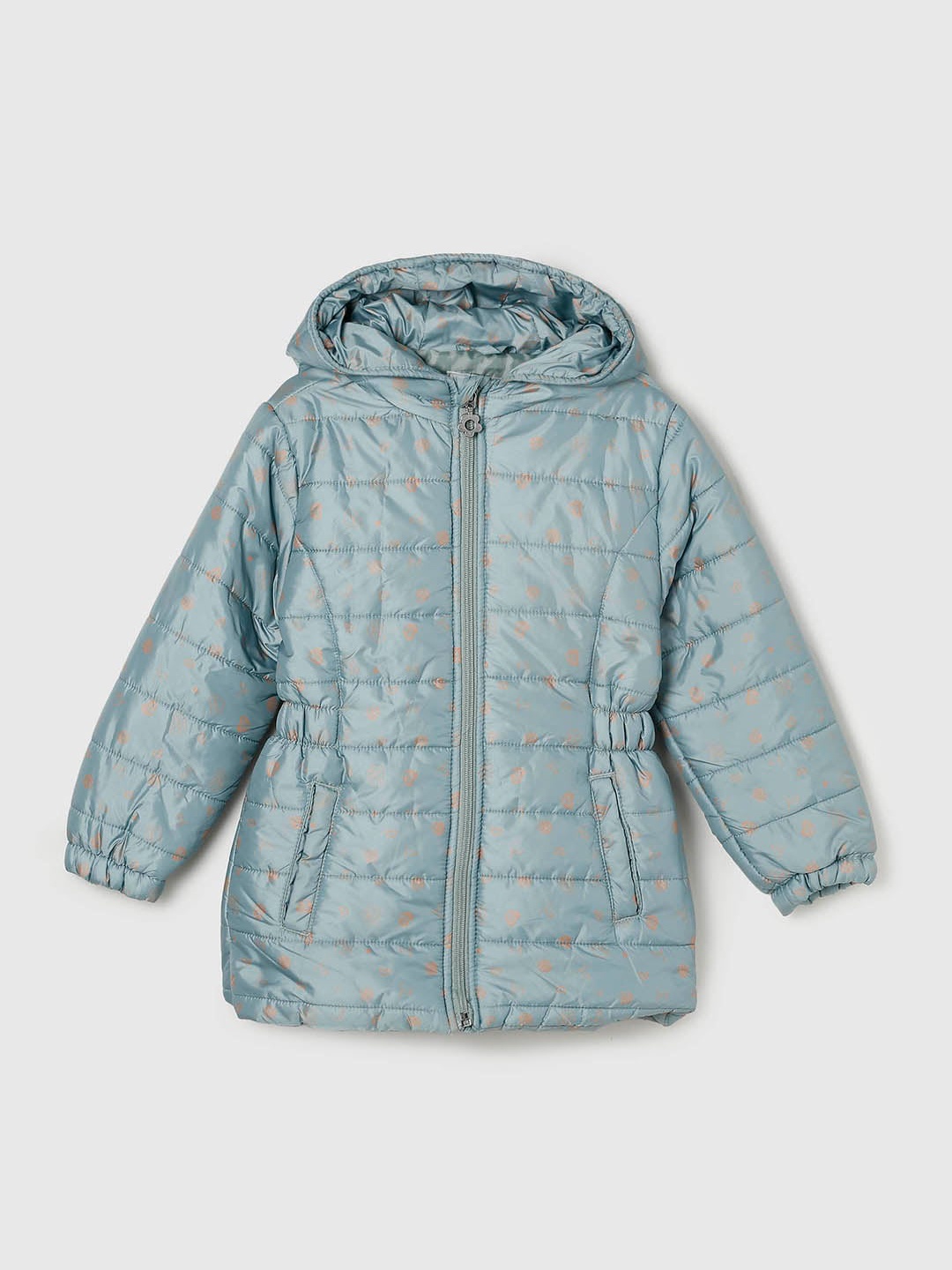 

max Girls Green Windcheater Puffer Jacket