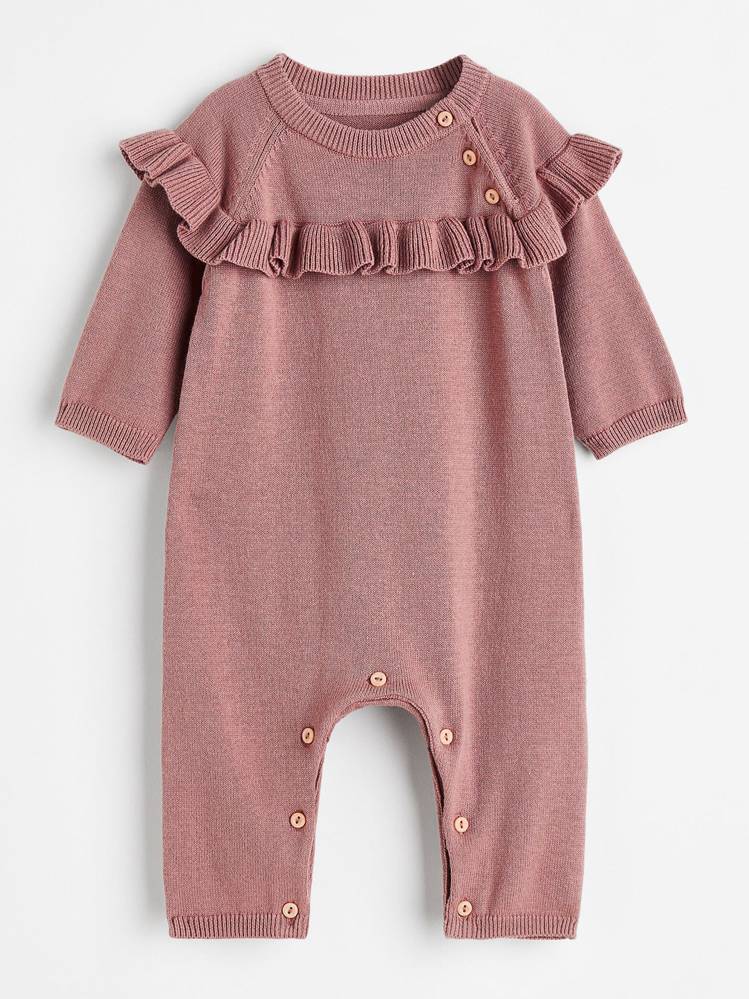 

H&M Girls Cotton Rompers, Pink