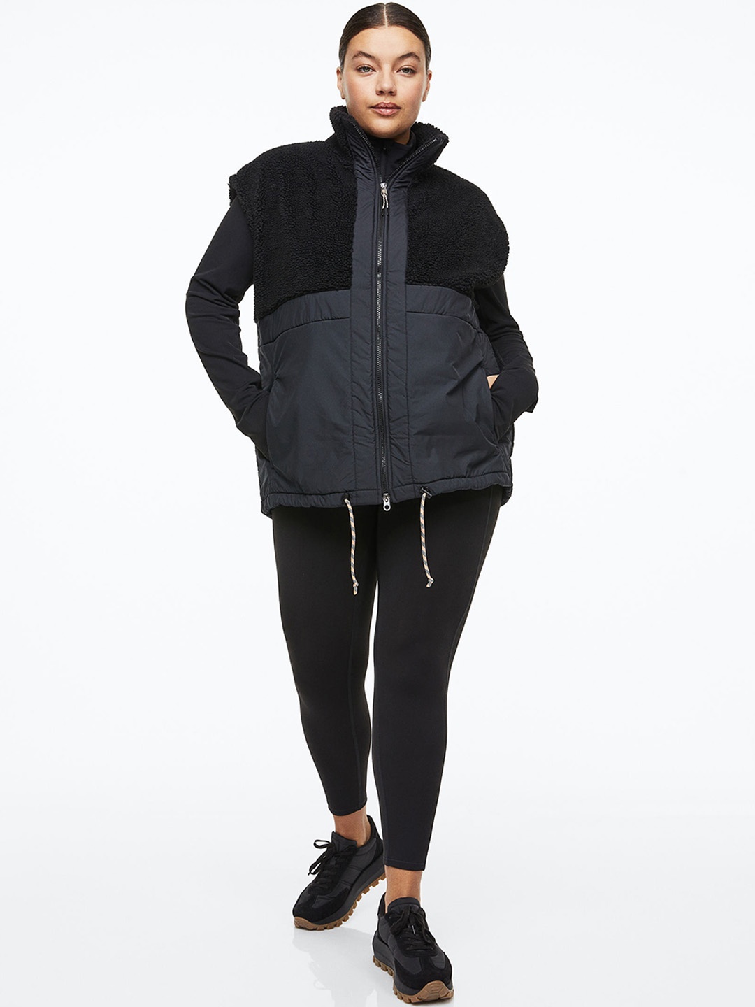 

H&M+ Women Sports Gilet, Black