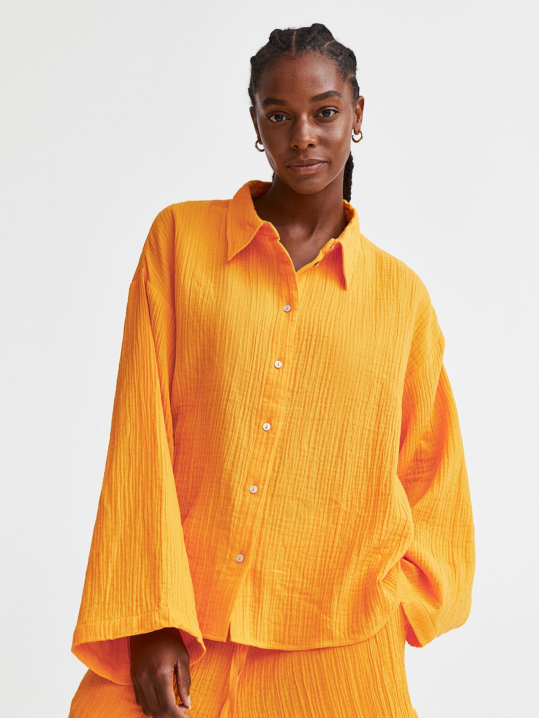 

H&M Women Shirt Style Top, Yellow