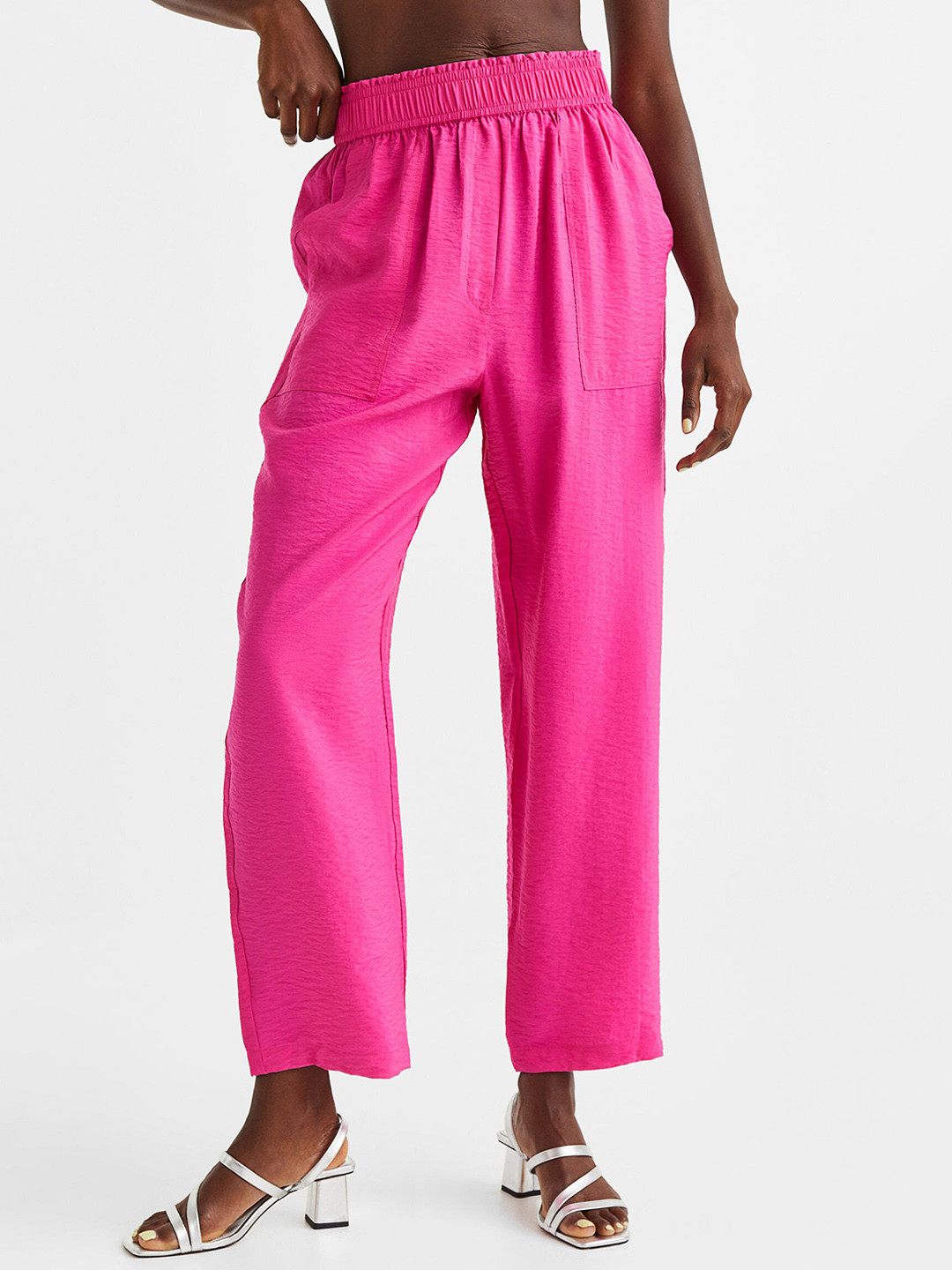 

H&M Woman Tapered trousers, Pink