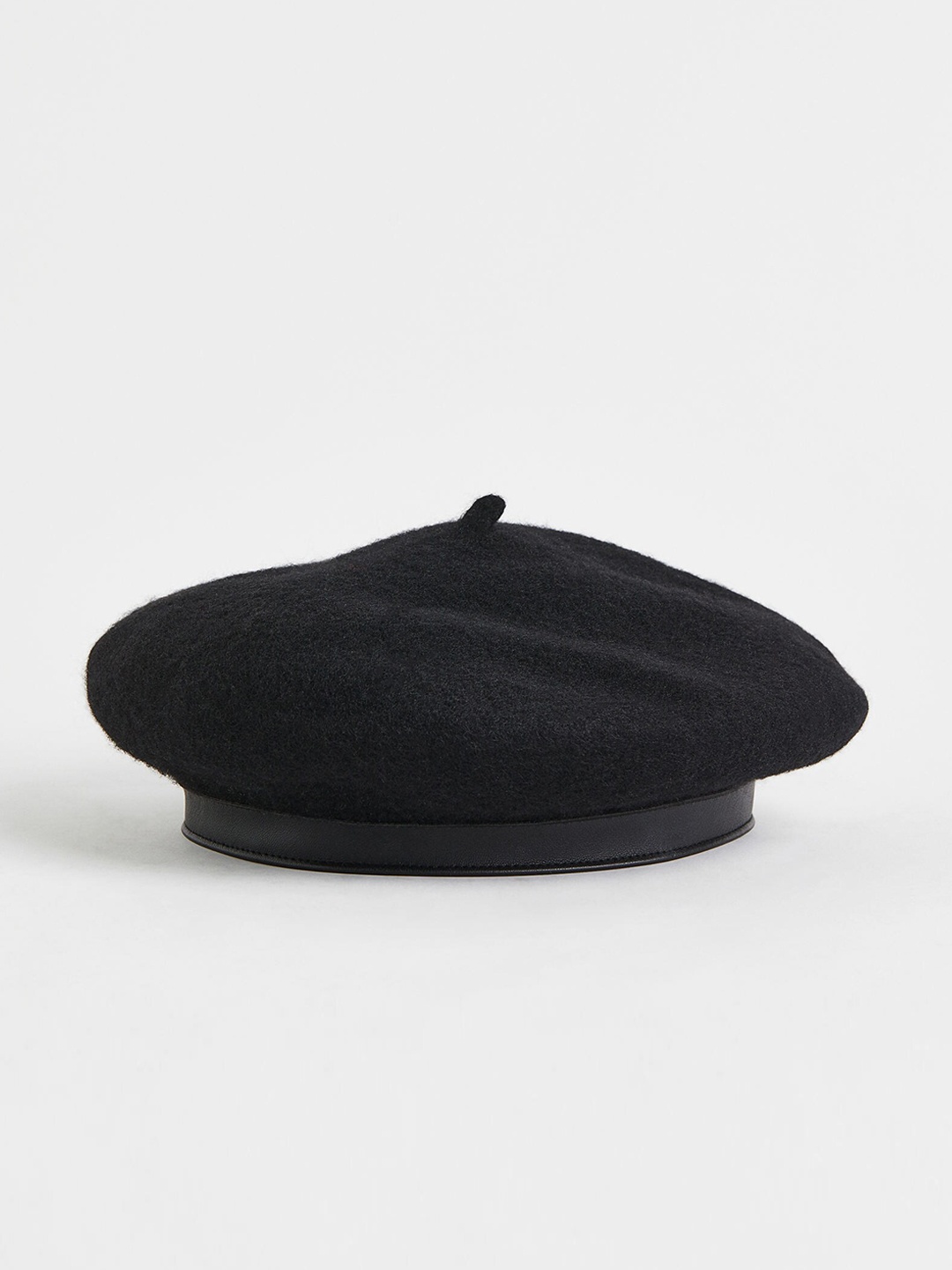

H&M Women Solid Woolen Beret Hat, Black