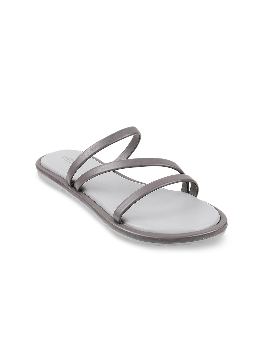 

Metro Women Grey Open Toe Flats