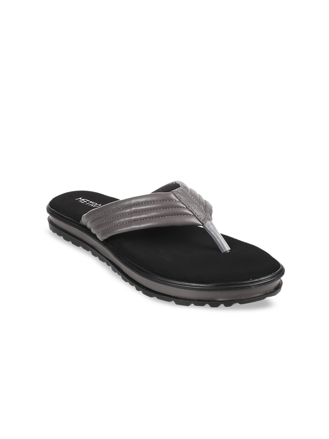 

Metro Women Grey T-Strap Flats