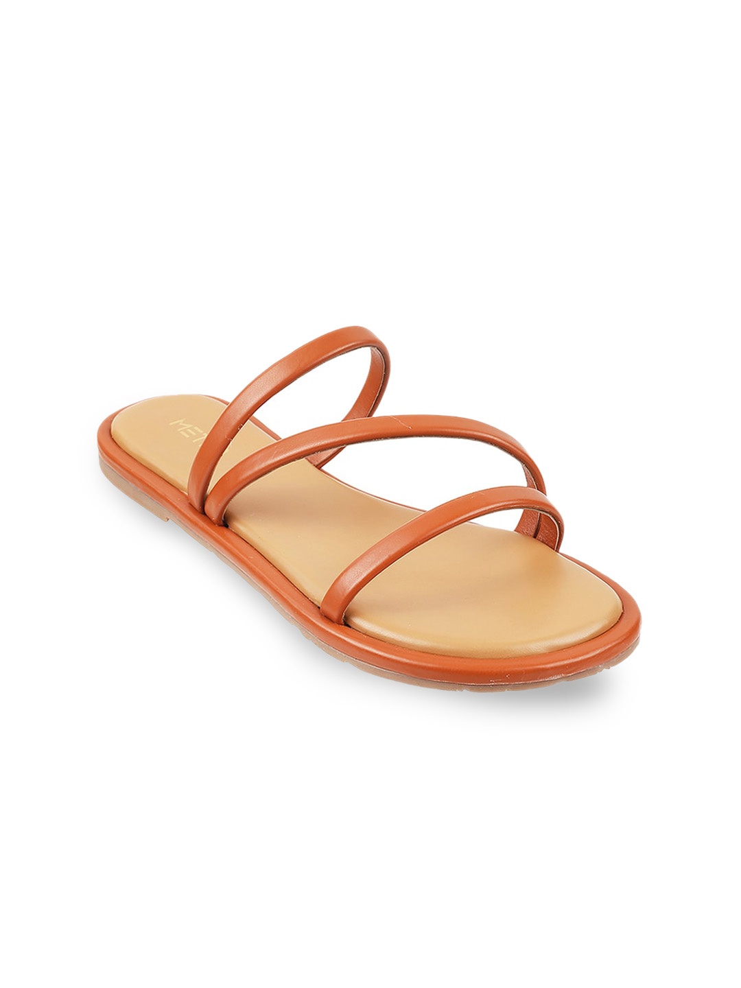 

Metro Women Tan Open Toe Flats