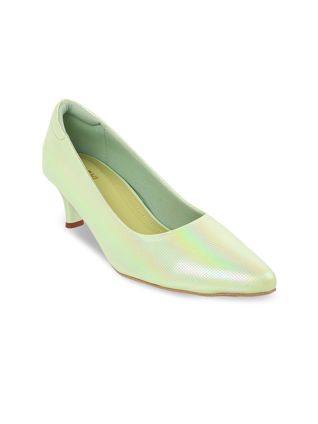 

Mochi Women Green Kitten Pumps