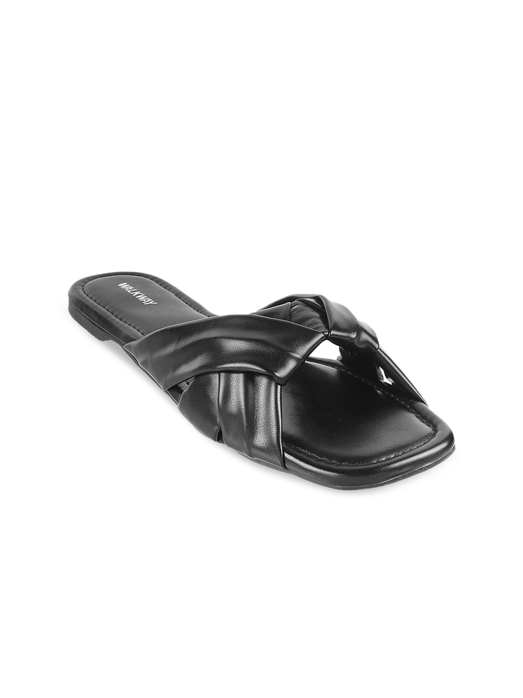 

WALKWAY by Metro Women Black Open Toe Flats