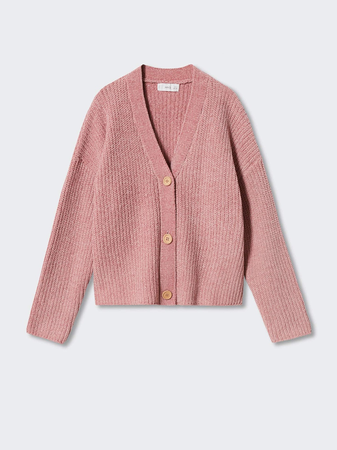 

Mango Kids Girls V-Neck Cardigan, Pink