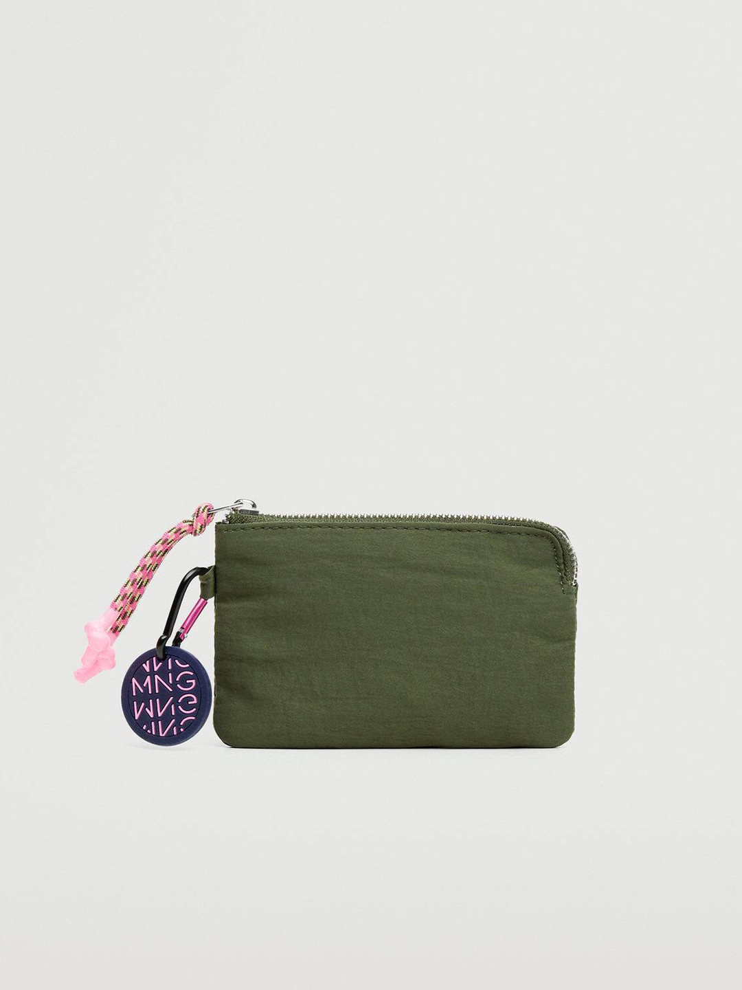 

MANGO Solid Small Purse, Olive