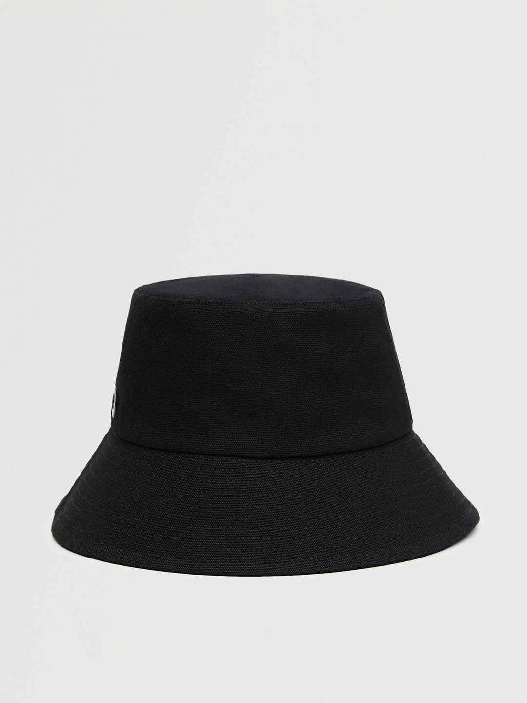 

MANGO Women Pure Cotton Bucket Hat, Black