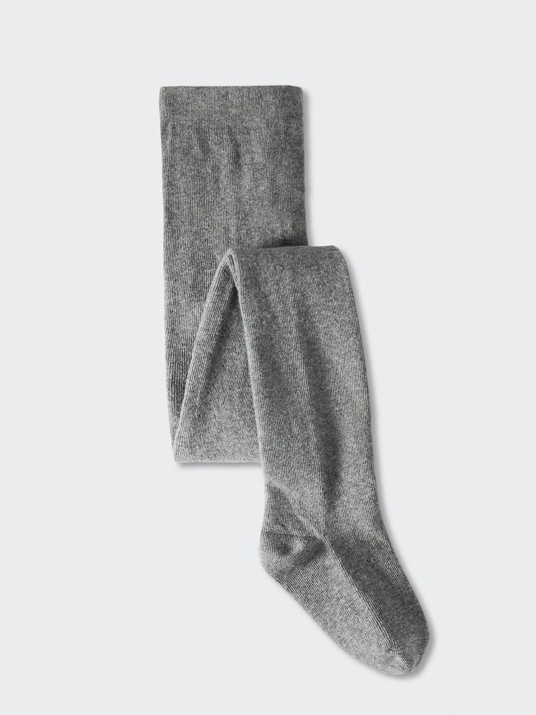 

Mango Kids Girls Knitted Sustainable Stockings, Grey