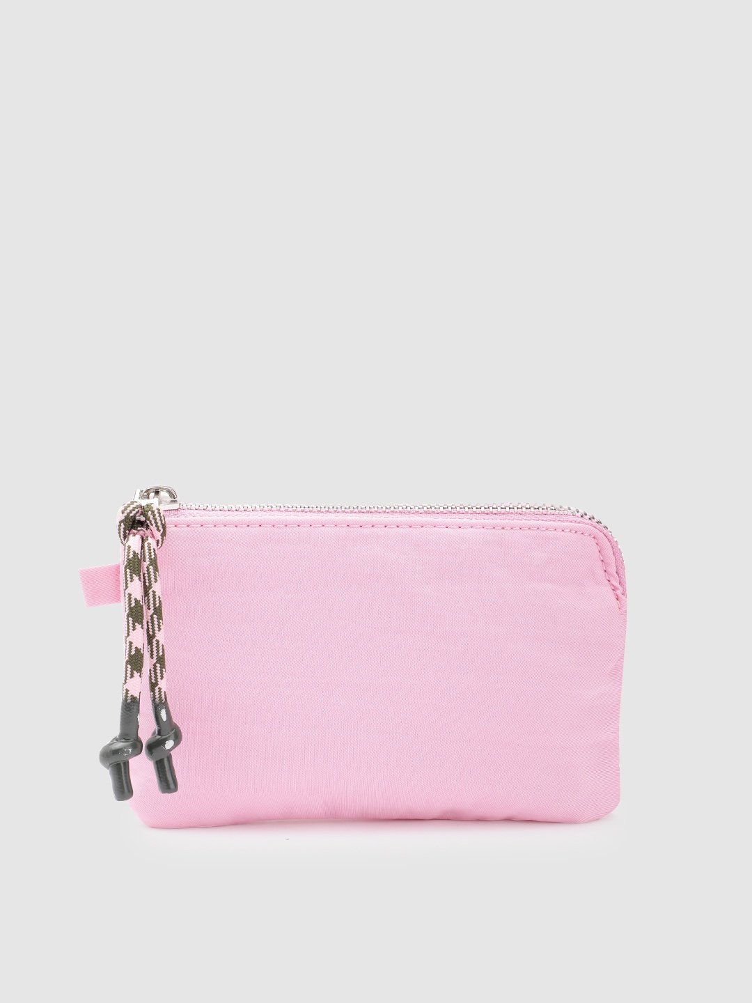 

MANGO Women Zip Around Wallet, Pink