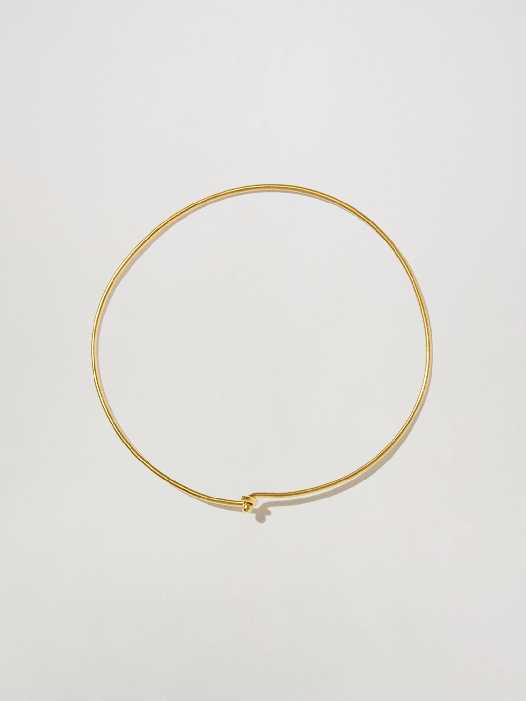 

MANGO 24K Gold-Plated Brass Rigid Choker Necklace