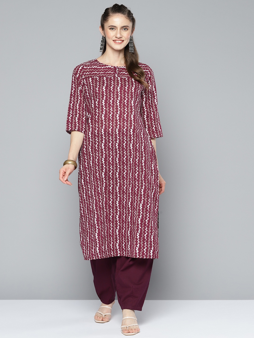 

HERE&NOW Women Printed Kurta, Multi