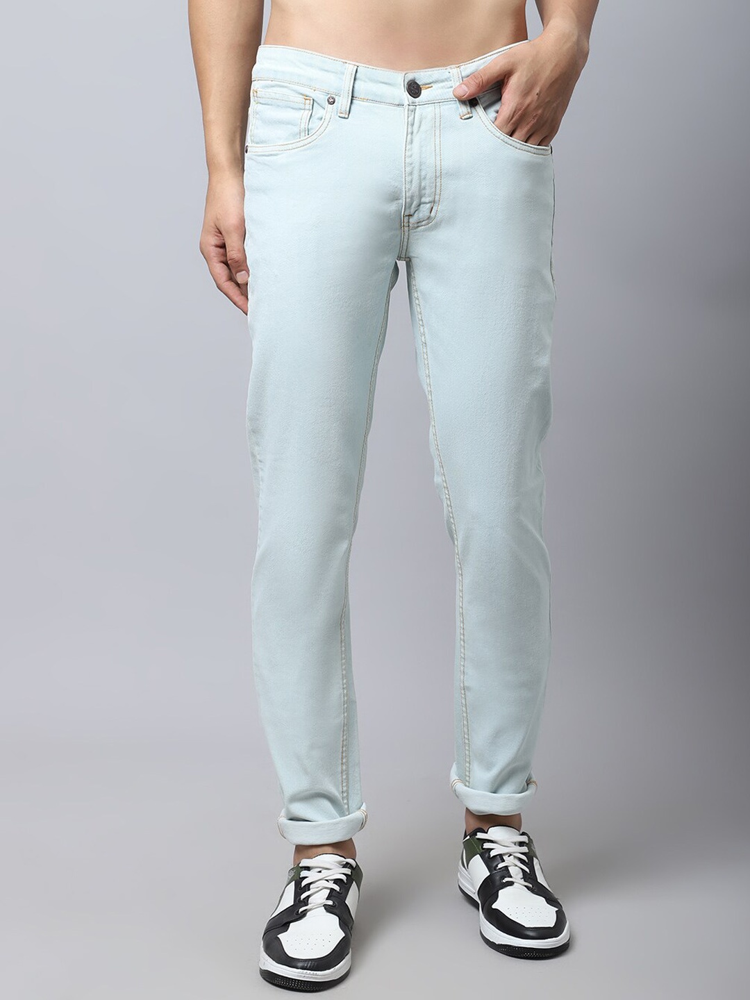 

Cantabil Men Blue Mid Rise Jeans