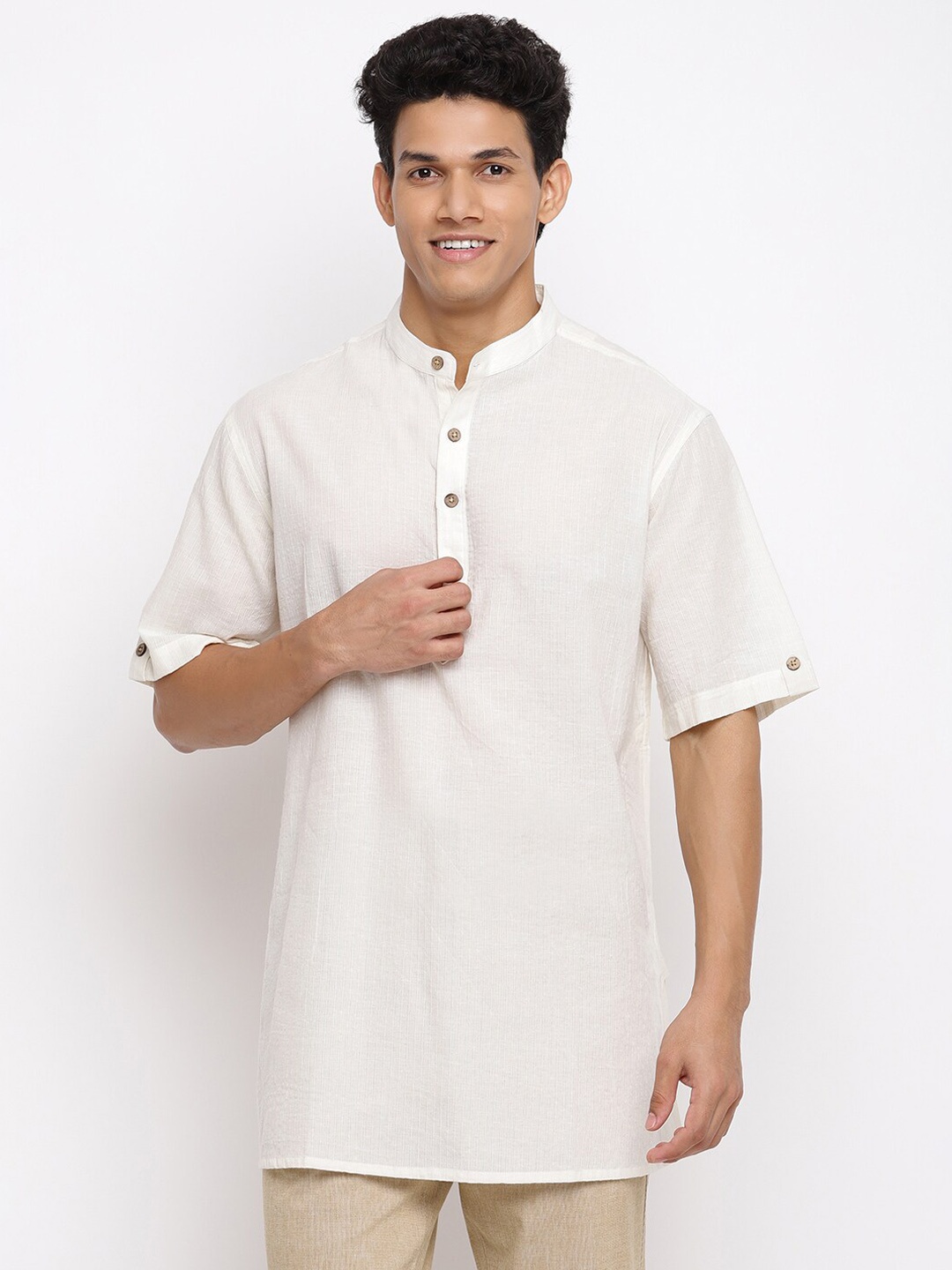 

Fabindia Men White Kurta