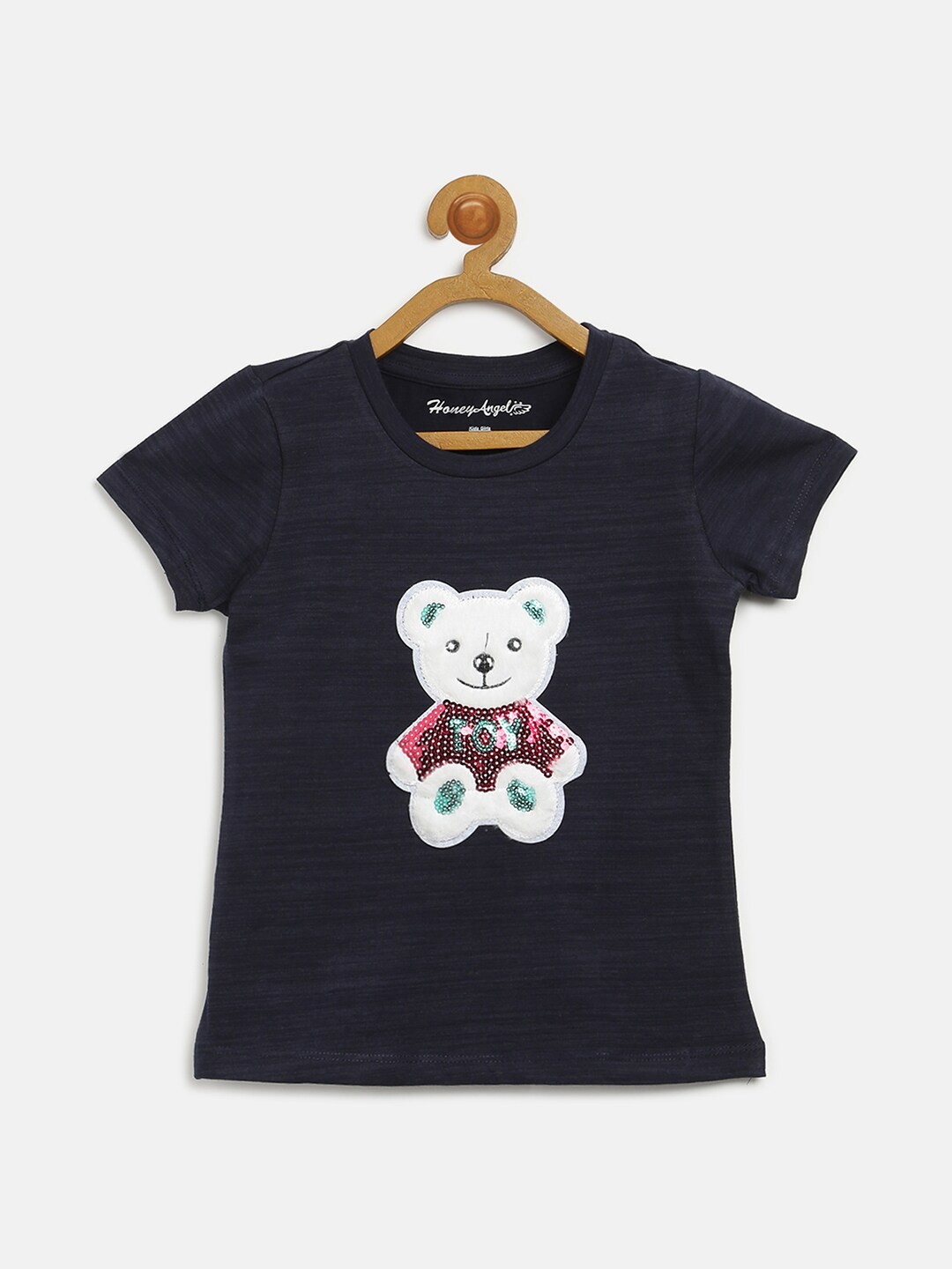 

V2 Value & Variety Blue Print Applique Pure Cotton Top