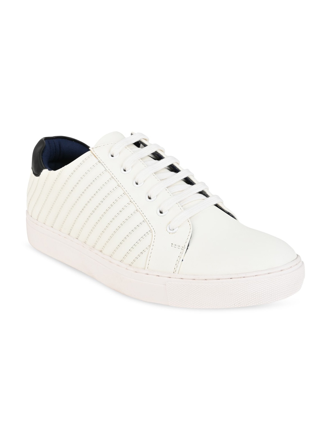 

Regal Men White Textured Sneakers