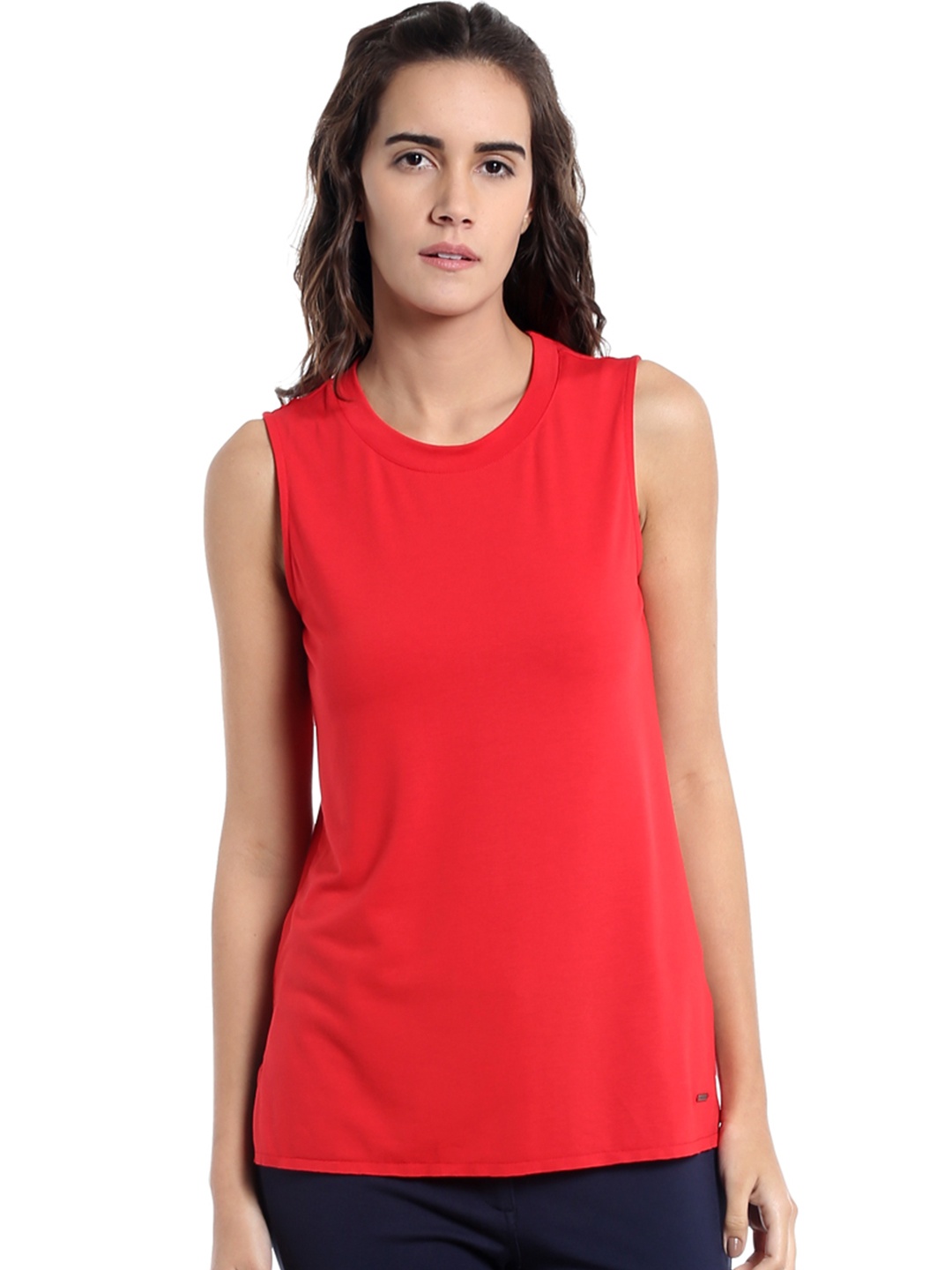 

Vero Moda Women Red Solid Top