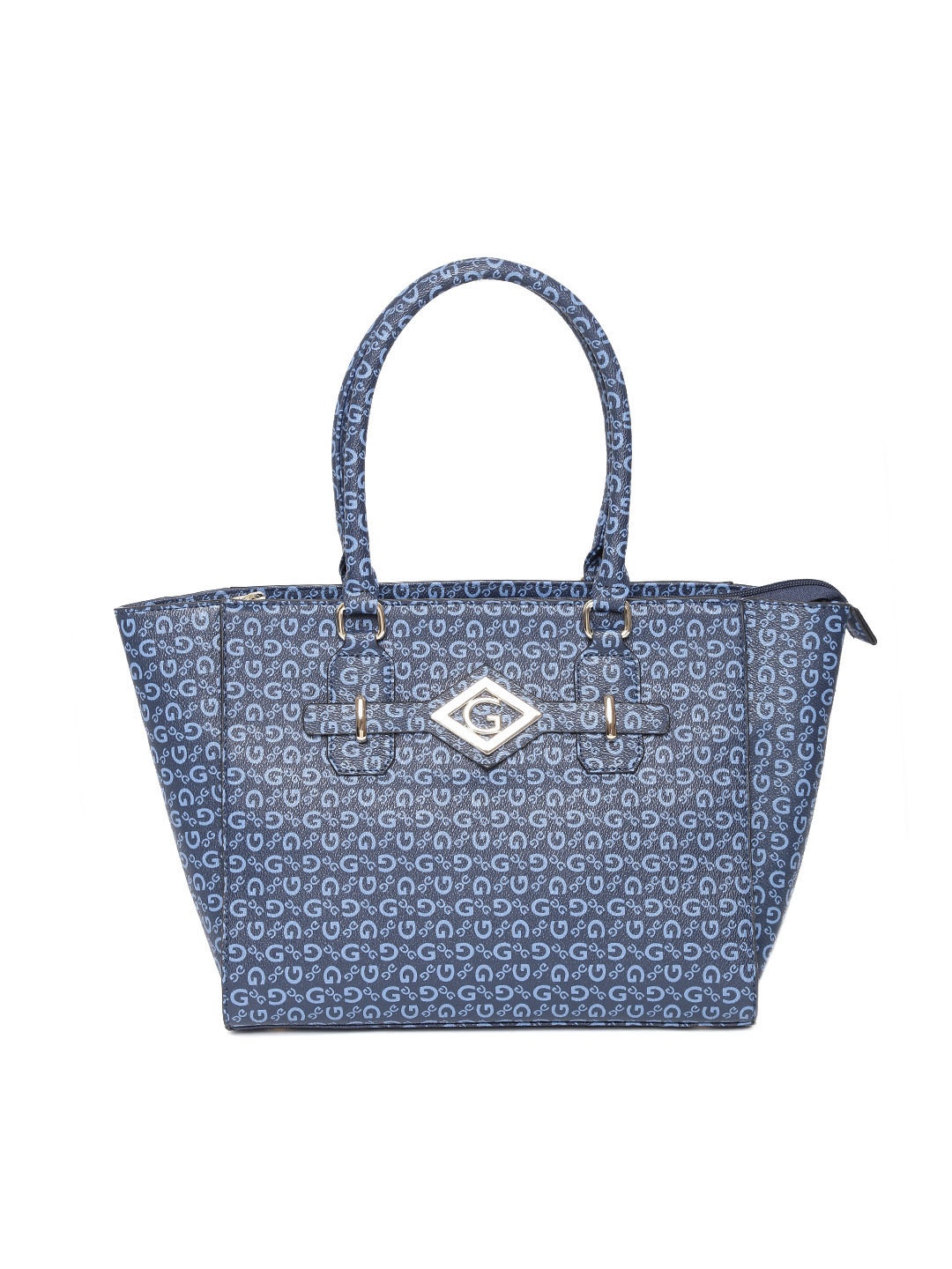 

GIORDANO Blue Logo Print Shoulder Bag