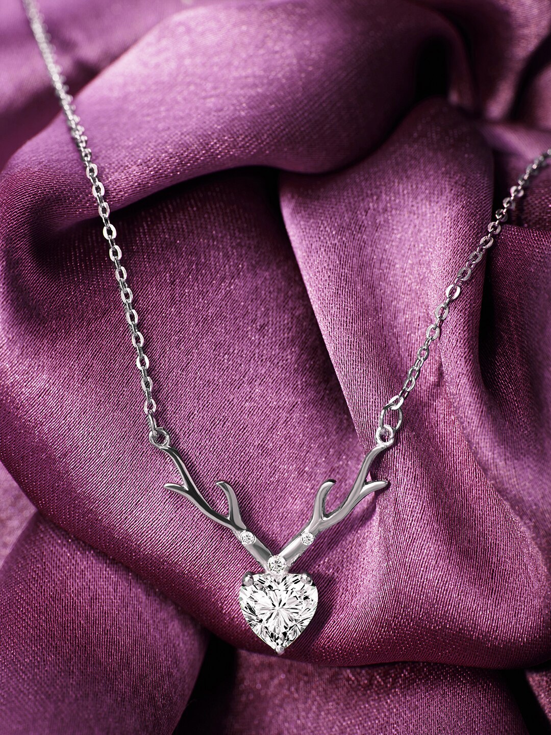 

GIVA White & Sterling Silver Rhodium-Plated Chain