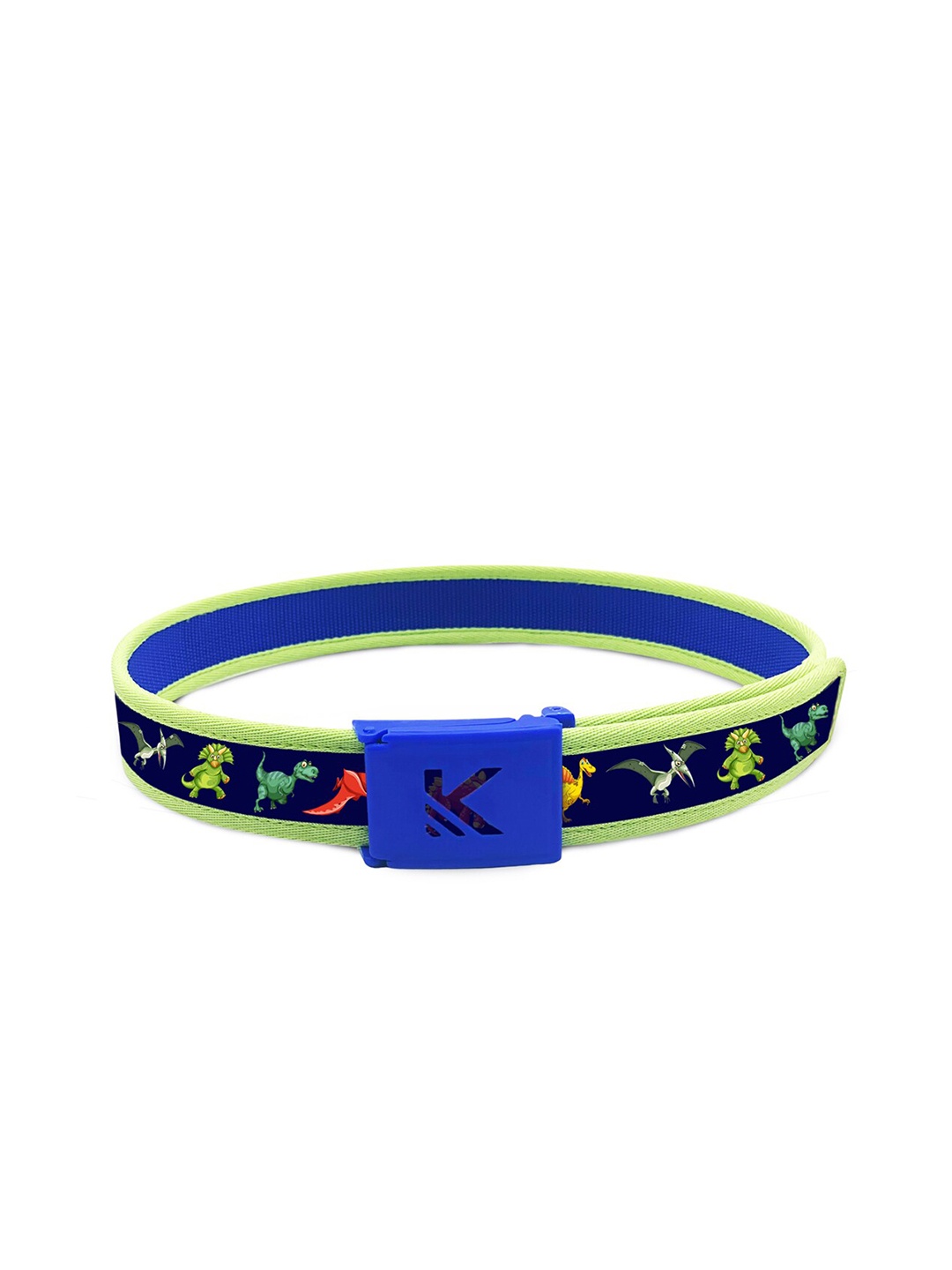 

KazarMax Boys Navy Blue Printed Belt