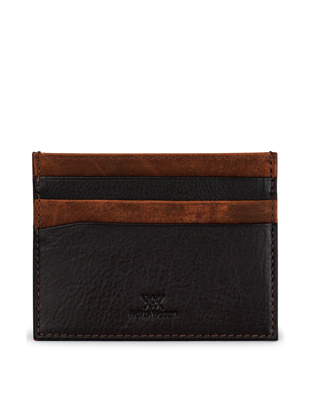 

Aditi Wasan Unisex Brown & Brown Leather Card Holder