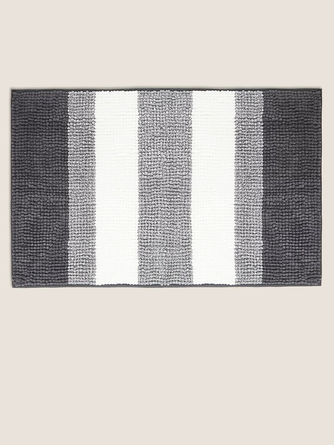 

Marks & Spencer Black & White Striped Floor Mats