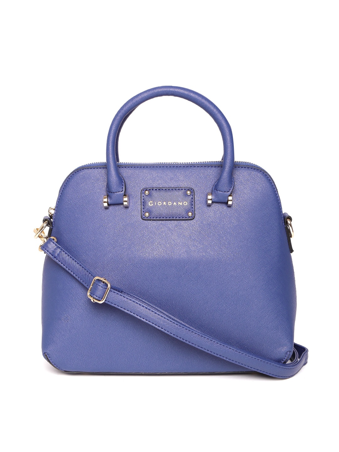 

GIORDANO Blue Solid Handheld Bag with Sling Strap