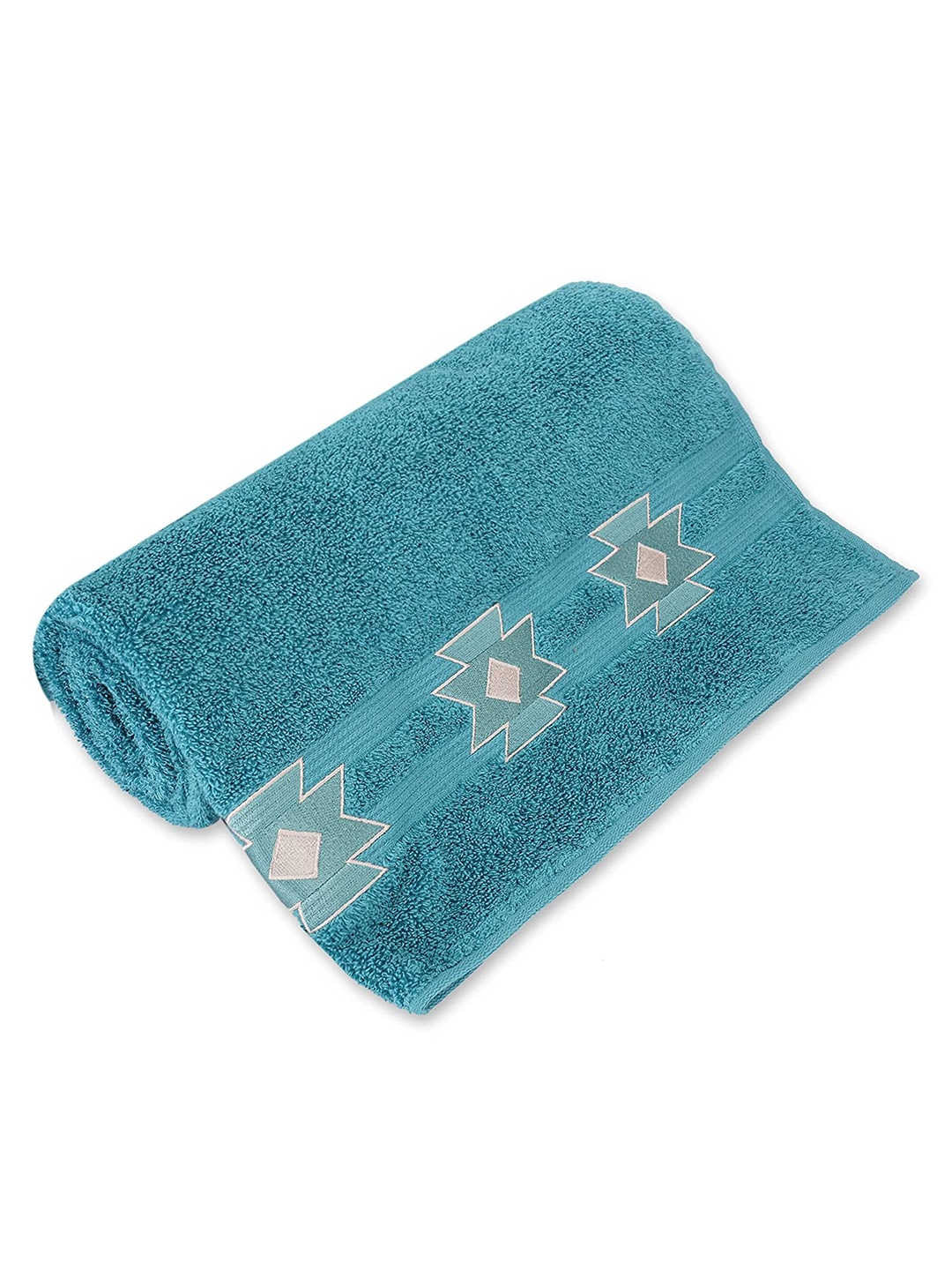 

LUSH & BEYOND Blue 500 GSM Pure Cotton Bath Towel