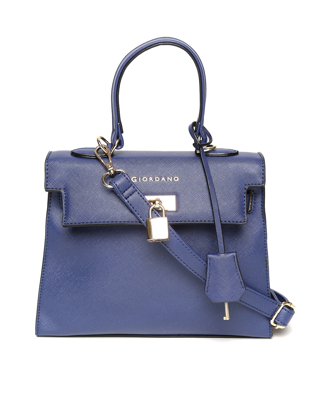 

GIORDANO Blue Solid Satchel Bag