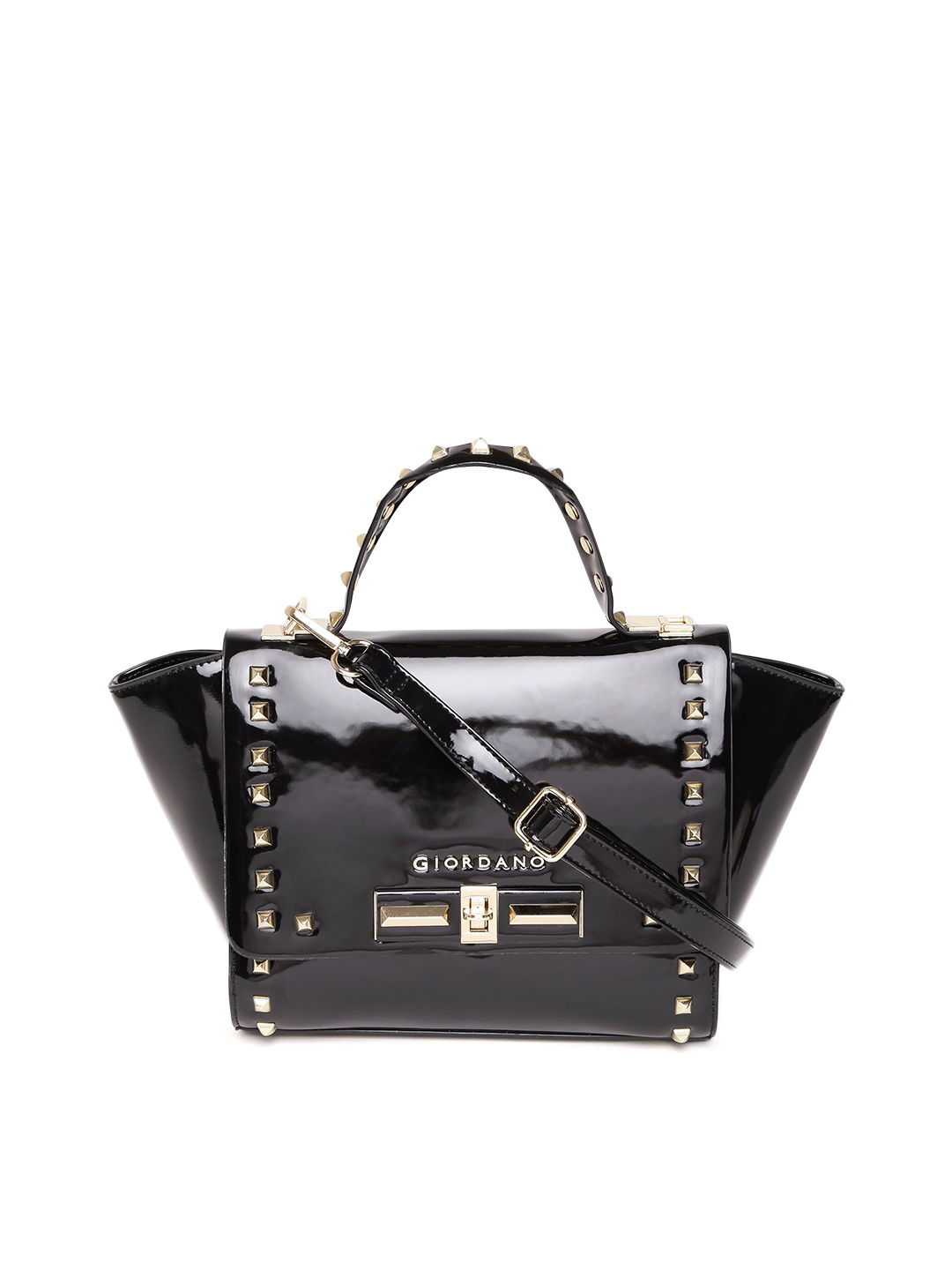 

GIORDANO Black Embellished Handheld Bag
