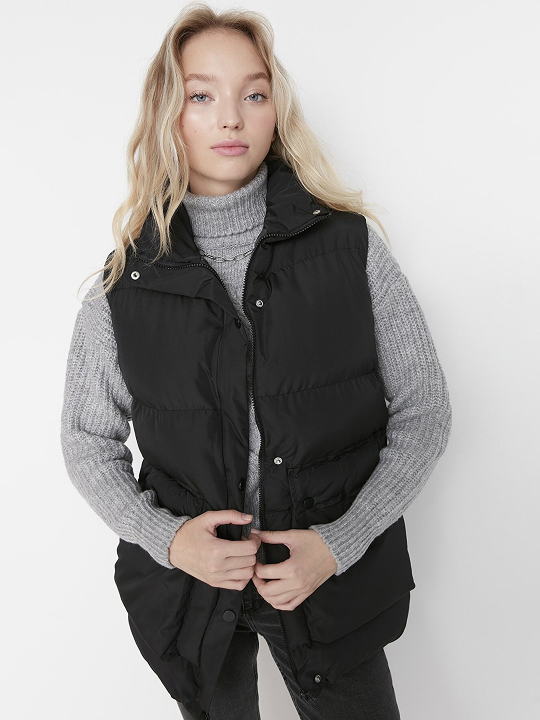 

Trendyol Women Black Padded Jacket