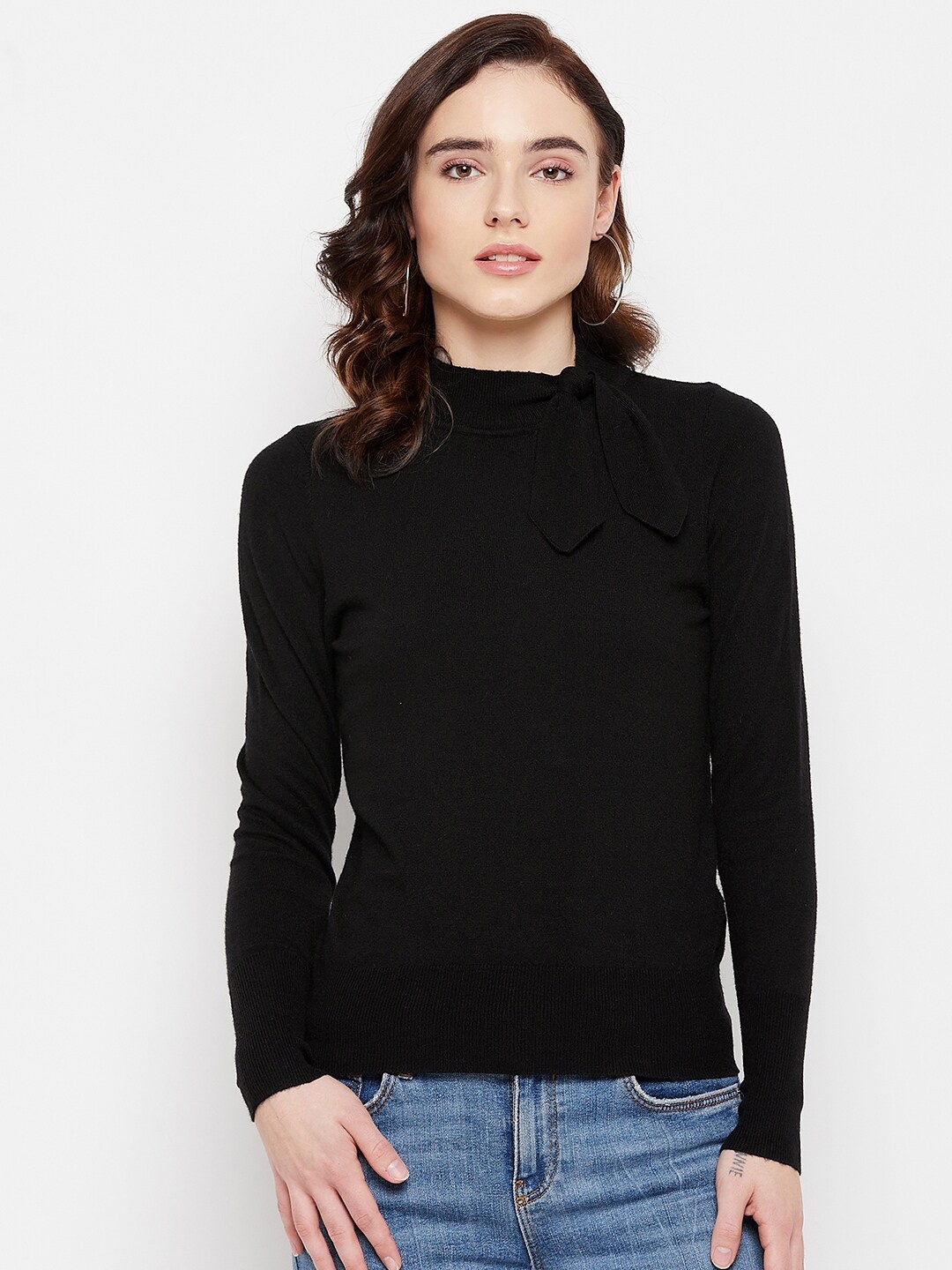 

Madame Women Black Pullover