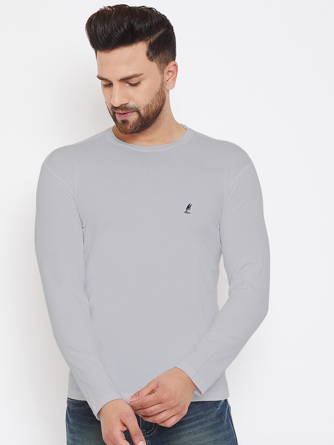 

HARBOR N BAY Men Grey T-shirt