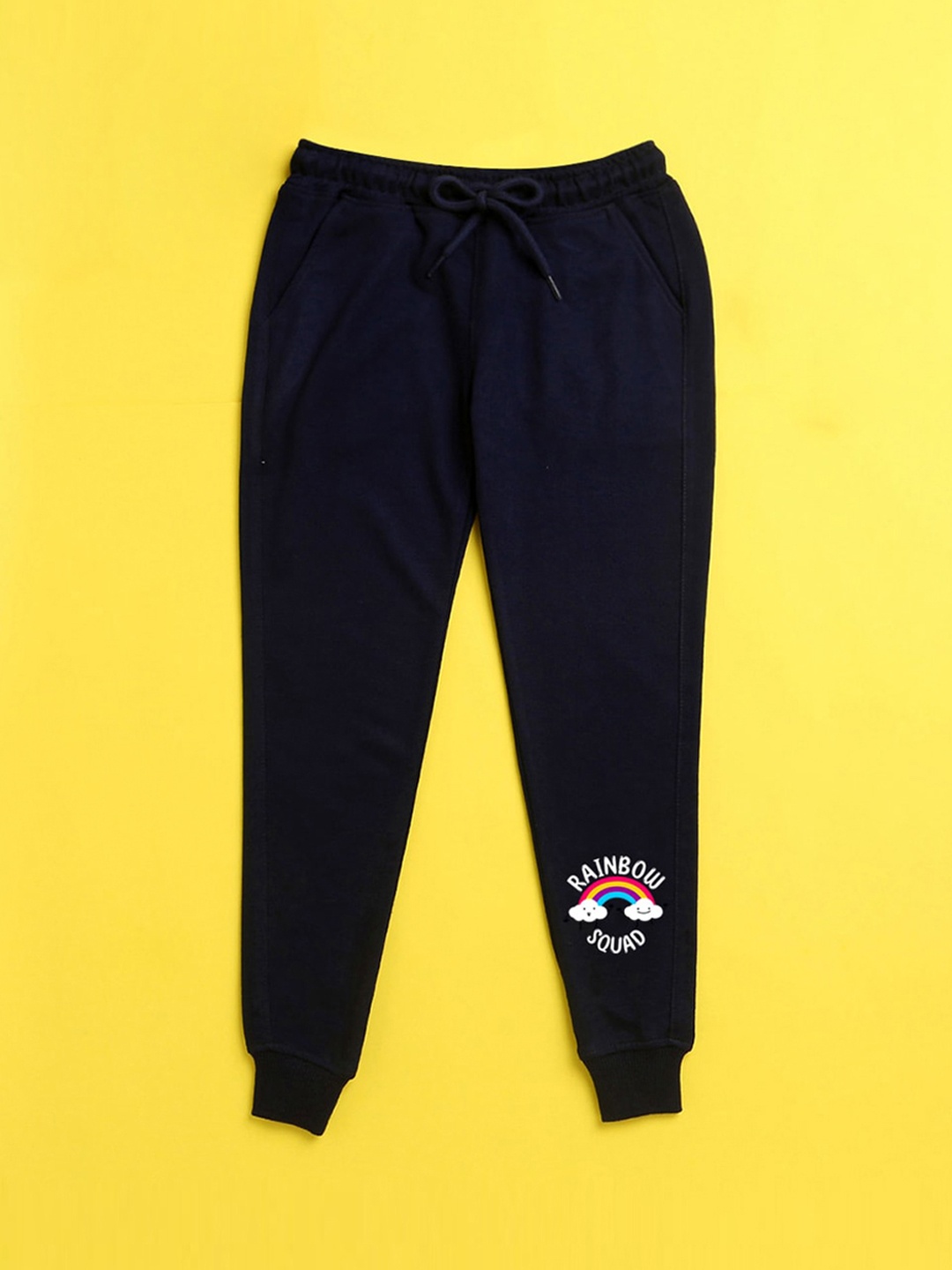 

cKids Navy Blue Solid Joggers