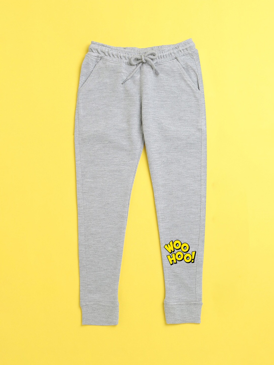 

NUSYL Unisex Kids Grey Solid Joggers