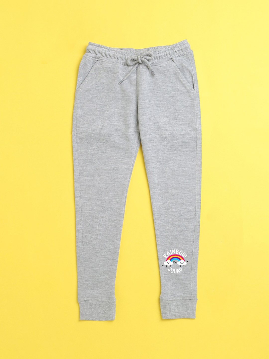 

NUSYL Kids Grey printed Joggers